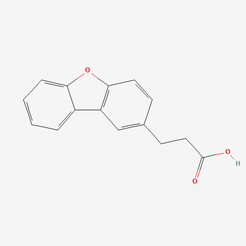 3-dibenzofuran-2-ylpropanoic acid (CAS: 313468-21-2) - Chemical Structure and Molecular Formula 