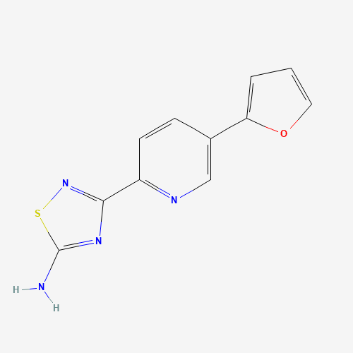 3-[5-(furan-2-yl)pyridin-2-yl]-1,2,4-thiadiazol-5-amine (CAS: 1179361-15-9) - Related Chemical Product