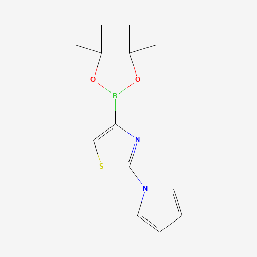 2-pyrrol-1-yl-4-(4,4,5,5-tetramethyl-1,3,2-dioxaborolan-2-yl)-1,3-thiazole (CAS: 1433178-41-6) - Related Chemical Product