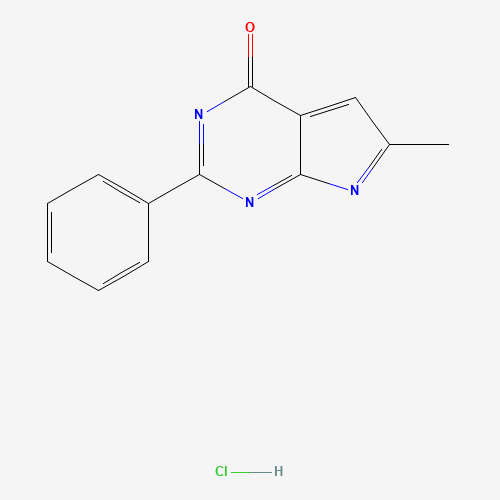 6-methyl-2-phenylpyrrolo[2,3-d]pyrimidin-4-one;hydrochloride (CAS: 1451734-87-4) - Related Chemical Product