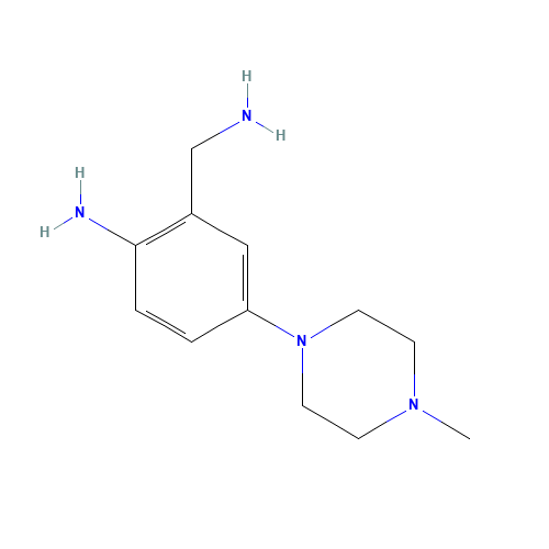 2-(aminomethyl)-4-(4-methylpiperazin-1-yl)aniline (CAS: 630411-37-9) - Related Chemical Product