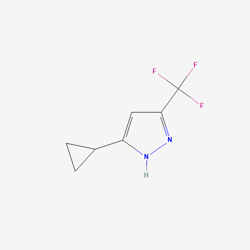 5-cyclopropyl-3-(trifluoromethyl)-1H-pyrazole (CAS: 1027617-86-2) - Related Chemical Product