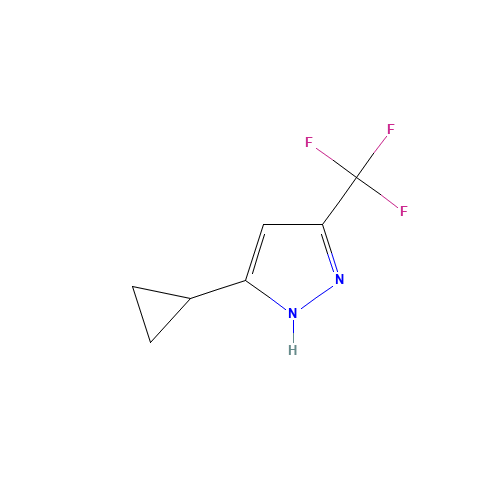 5-cyclopropyl-3-(trifluoromethyl)-1H-pyrazole (CAS: 1027617-86-2) - Related Chemical Product