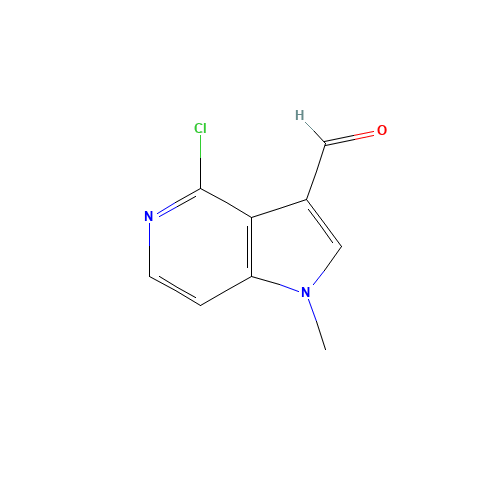 4-chloro-1-methylpyrrolo[3,2-c]pyridine-3-carbaldehyde (CAS: 97989-41-8) - Related Chemical Product