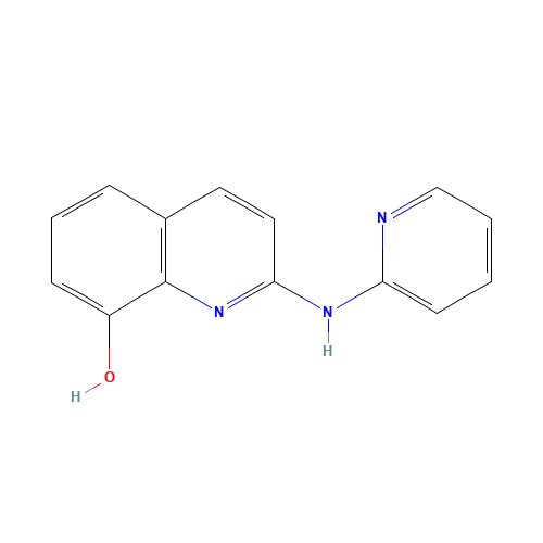 2-(pyridin-2-ylamino)quinolin-8-ol (CAS: 70125-23-4) - Chemical Structure and Molecular Formula 