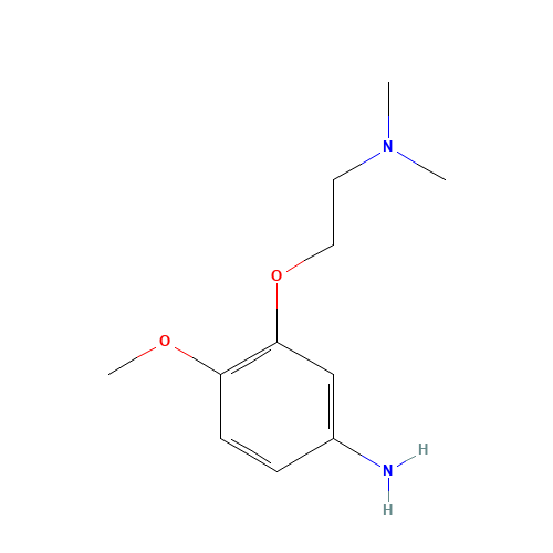 3-[2-(dimethylamino)ethoxy]-4-methoxyaniline (CAS: 170229-68-2) - Related Chemical Product