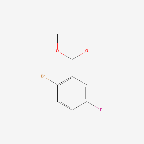1-bromo-2-(dimethoxymethyl)-4-fluorobenzene (CAS: 933585-18-3) - Related Chemical Product