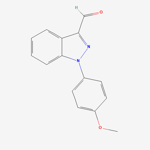 1-(4-methoxyphenyl)indazole-3-carbaldehyde (CAS: 885271-31-8) - Related Chemical Product