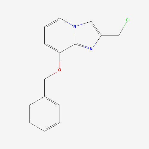 2-(chloromethyl)-8-phenylmethoxyimidazo[1,2-a]pyridine (CAS: 79707-23-6) - Related Chemical Product