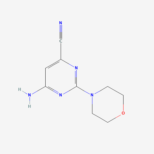 6-amino-2-morpholin-4-ylpyrimidine-4-carbonitrile (CAS: 1353875-74-7) - Related Chemical Product