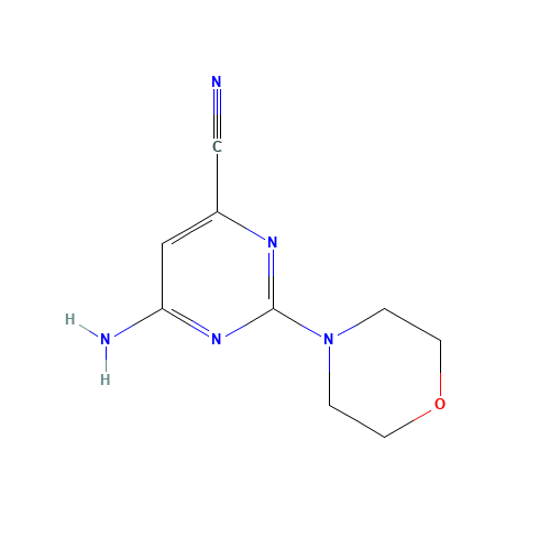 6-amino-2-morpholin-4-ylpyrimidine-4-carbonitrile (CAS: 1353875-74-7) - Related Chemical Product