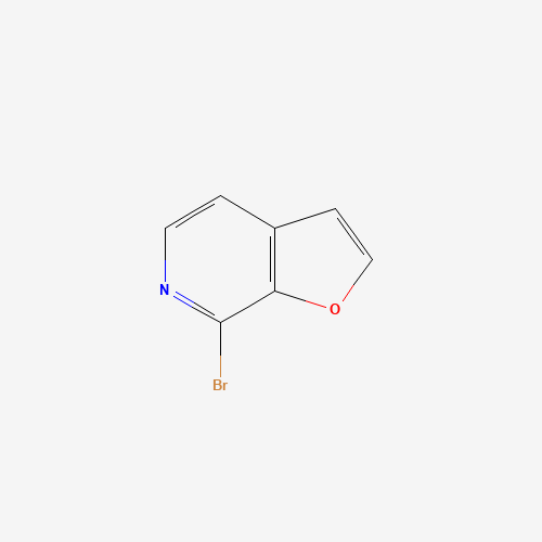 7-bromofuro[2,3-c]pyridine (CAS: 494767-15-6) - Chemical Structure and Molecular Formula 