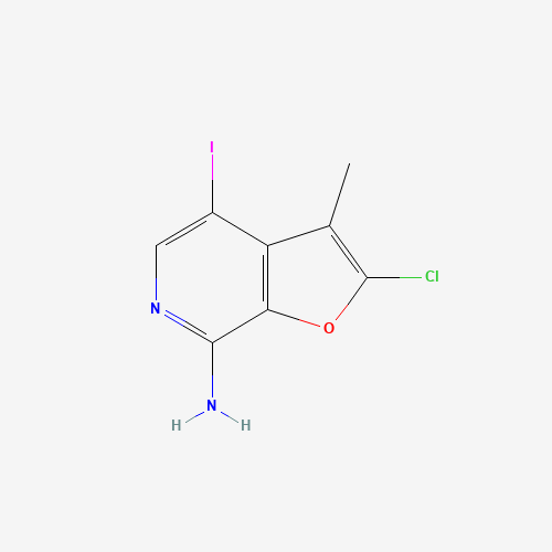 2-chloro-4-iodo-3-methylfuro[2,3-c]pyridin-7-amine (CAS: 1326713-74-9) - Related Chemical Product