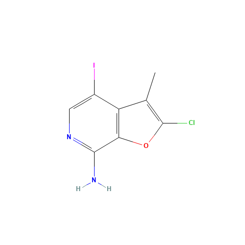 2-chloro-4-iodo-3-methylfuro[2,3-c]pyridin-7-amine (CAS: 1326713-74-9) - Related Chemical Product