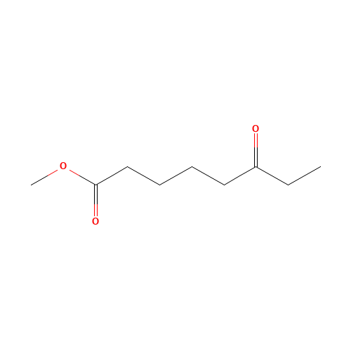 methyl 6-oxooctanoate (CAS: 2955-61-5) - Chemical Structure and Molecular Formula 