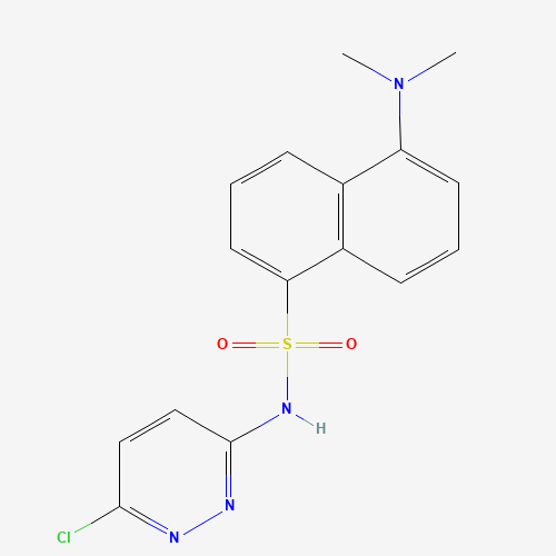 N-(6-chloropyridazin-3-yl)-5-(dimethylamino)naphthalene-1-sulfonamide (CAS: 162550-86-9) - Related Chemical Product