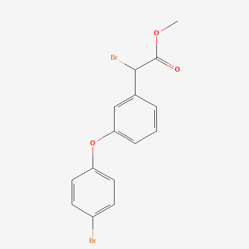 methyl 2-bromo-2-[3-(4-bromophenoxy)phenyl]acetate (CAS: 186026-03-9) - Related Chemical Product
