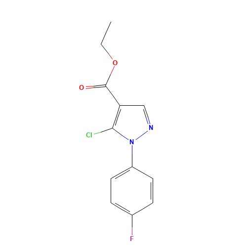 ethyl 5-chloro-1-(4-fluorophenyl)pyrazole-4-carboxylate (CAS: 288252-75-5) - Related Chemical Product