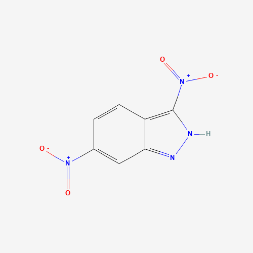 3,6-dinitro-1H-indazole (CAS: 31163-64-1) - Chemical Structure and Molecular Formula 