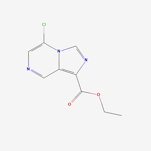 ethyl 5-chloroimidazo[1,5-a]pyrazine-1-carboxylate (CAS: 1250996-90-7) - Chemical Structure and Molecular Formula 