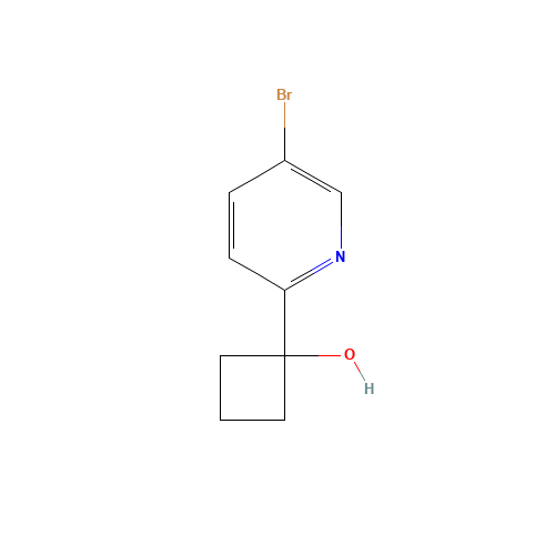1-(5-bromopyridin-2-yl)cyclobutan-1-ol (CAS: 1319256-44-4) - Related Chemical Product