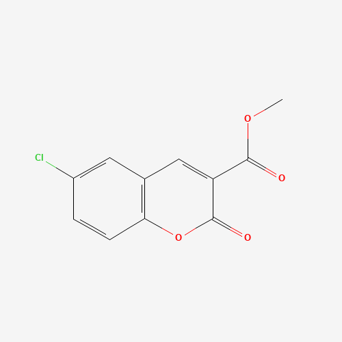 methyl 6-chloro-2-oxochromene-3-carboxylate (CAS: 91058-98-9) - Chemical Structure and Molecular Formula 