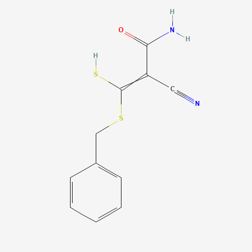 3-benzylsulfanyl-2-cyano-3-sulfanylprop-2-enamide (CAS: 65882-52-2) - Related Chemical Product