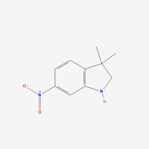 3,3-dimethyl-6-nitro-1,2-dihydroindole (CAS: 179898-72-7) - Related Chemical Product