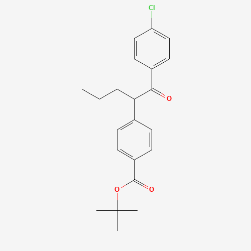 tert-butyl 4-[1-(4-chlorophenyl)-1-oxopentan-2-yl]benzoate (CAS: 1019113-44-0) - Related Chemical Product