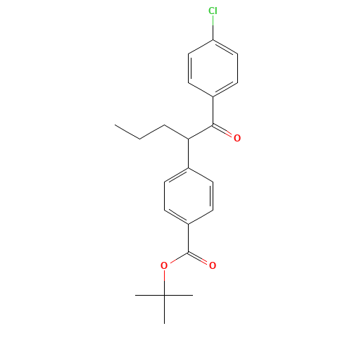 tert-butyl 4-[1-(4-chlorophenyl)-1-oxopentan-2-yl]benzoate (CAS: 1019113-44-0) - Related Chemical Product