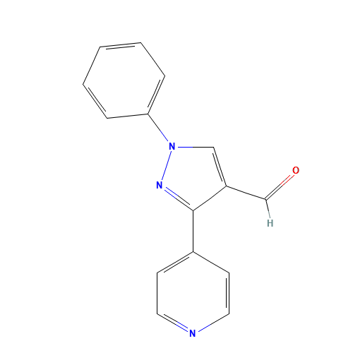 1-phenyl-3-pyridin-4-ylpyrazole-4-carbaldehyde (CAS: 371917-81-6) - Related Chemical Product
