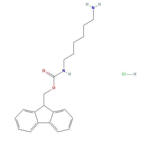 9H-fluoren-9-ylmethyl N-(6-aminohexyl)carbamate;hydrochloride (CAS: 166410-37-3) - Related Chemical Product