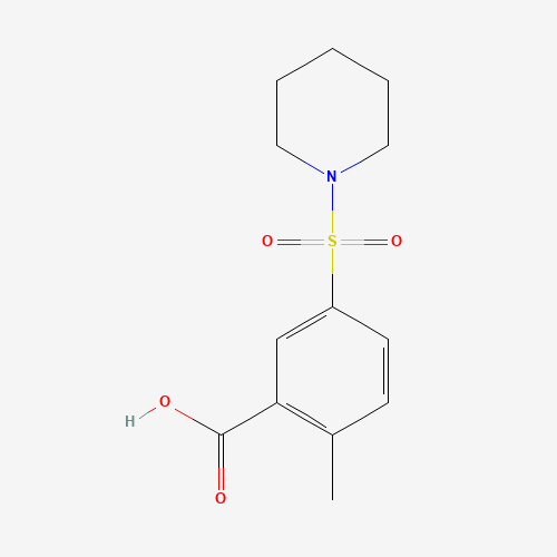 2-methyl-5-piperidin-1-ylsulfonylbenzoic acid (CAS: 329908-47-6) - Related Chemical Product