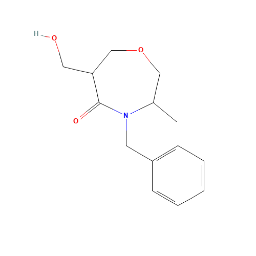 4-benzyl-6-(hydroxymethyl)-3-methyl-1,4-oxazepan-5-one (CAS: 1224374-26-8) - Related Chemical Product