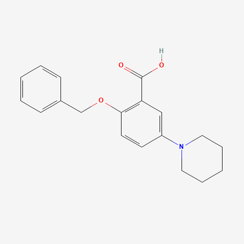 2-phenylmethoxy-5-piperidin-1-ylbenzoic acid (CAS: 1237518-28-3) - Related Chemical Product