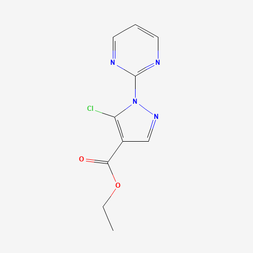 ethyl 5-chloro-1-pyrimidin-2-ylpyrazole-4-carboxylate (CAS: 104909-40-2) - Related Chemical Product