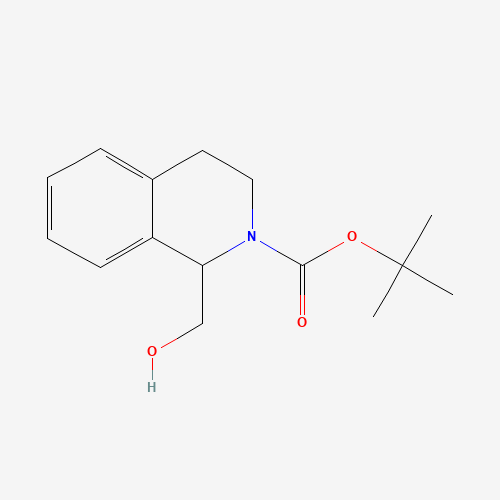 tert-butyl 1-(hydroxymethyl)-3,4-dihydro-1H-isoquinoline-2-carboxylate (CAS: 954239-58-8) - Chemical Structure and Molecular Formula 