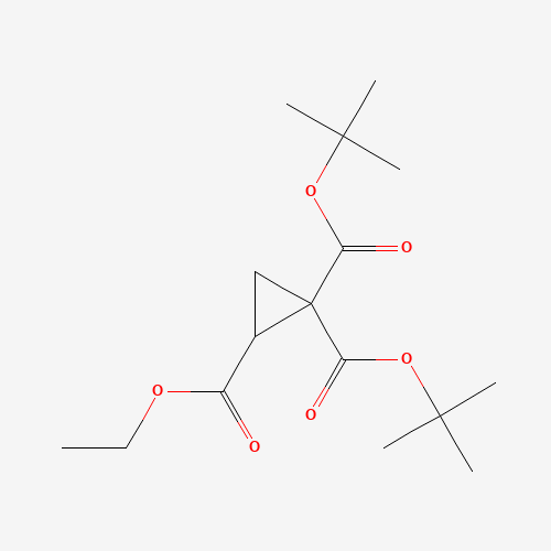 1-O,1-O'-ditert-butyl 2-O-ethyl cyclopropane-1,1,2-tricarboxylate (CAS: 1407833-15-1) - Related Chemical Product