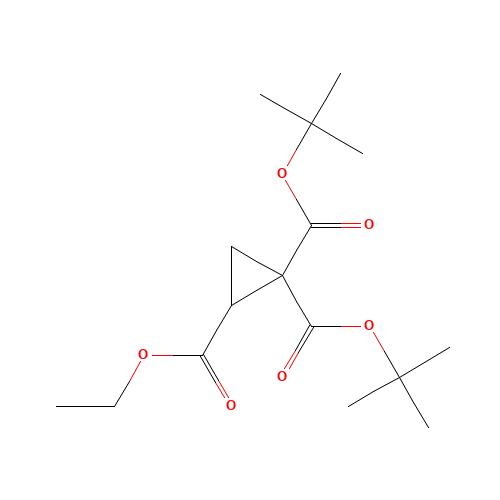 1-O,1-O'-ditert-butyl 2-O-ethyl cyclopropane-1,1,2-tricarboxylate (CAS: 1407833-15-1) - Related Chemical Product