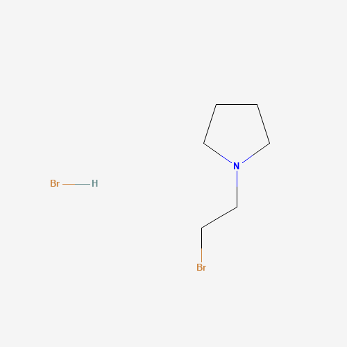 1-(2-bromoethyl)pyrrolidine;hydrobromide (CAS: 80819-91-6) - Chemical Structure and Molecular Formula 