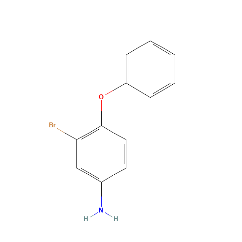 3-bromo-4-phenoxyaniline (CAS: 1159607-48-3) - Chemical Structure and Molecular Formula 