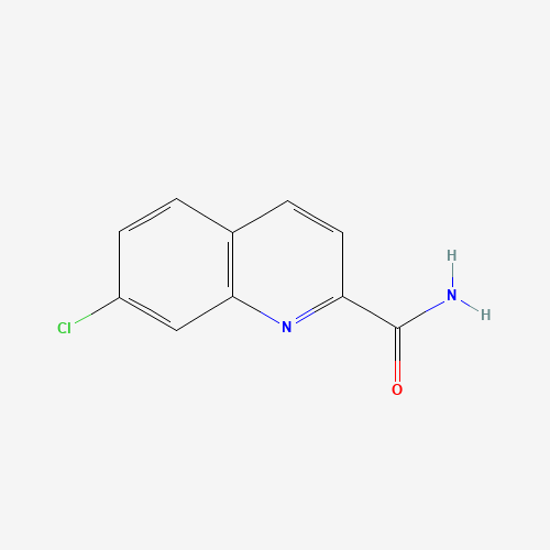 7-chloroquinoline-2-carboxamide (CAS: 65147-97-9) - Chemical Structure and Molecular Formula 