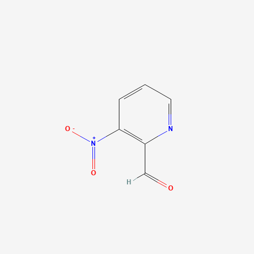 3-nitropyridine-2-carbaldehyde (CAS: 10261-94-6) - Chemical Structure and Molecular Formula 