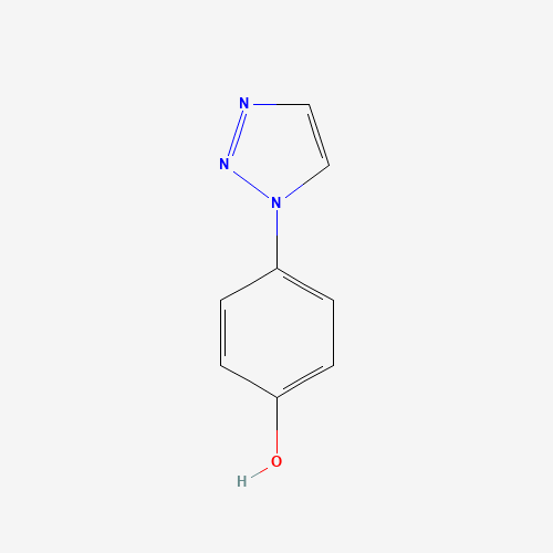 4-(triazol-1-yl)phenol (CAS: 68535-50-2) - Chemical Structure and Molecular Formula 