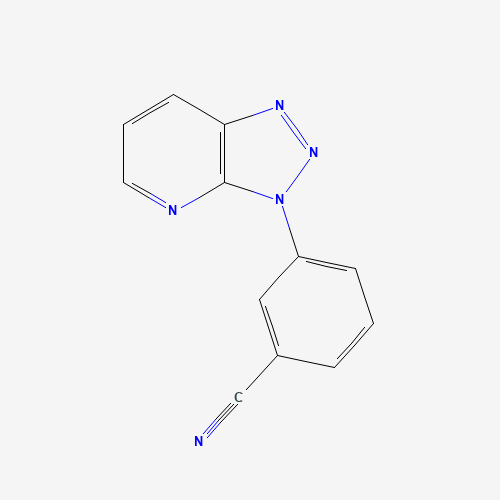 3-(triazolo[4,5-b]pyridin-3-yl)benzonitrile (CAS: 62052-03-3) - Chemical Structure and Molecular Formula 
