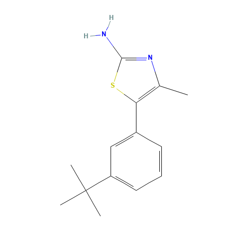 5-(3-tert-butylphenyl)-4-methyl-1,3-thiazol-2-amine (CAS: 1163706-85-1) - Related Chemical Product