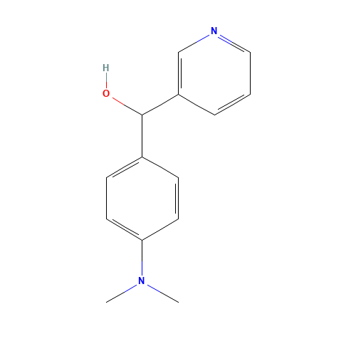 [4-(dimethylamino)phenyl]-pyridin-3-ylmethanol (CAS: 1409672-93-0) - Chemical Structure and Molecular Formula 