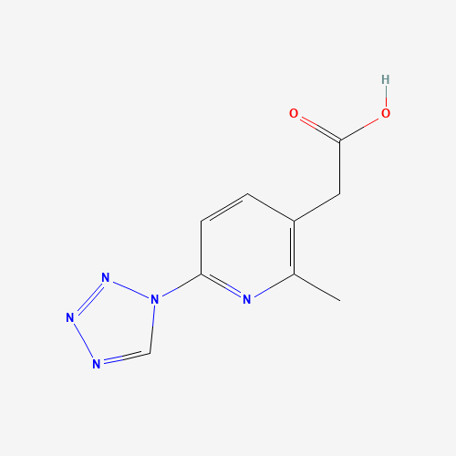 2-[2-methyl-6-(tetrazol-1-yl)pyridin-3-yl]acetic acid (CAS: 1374573-57-5) - Related Chemical Product