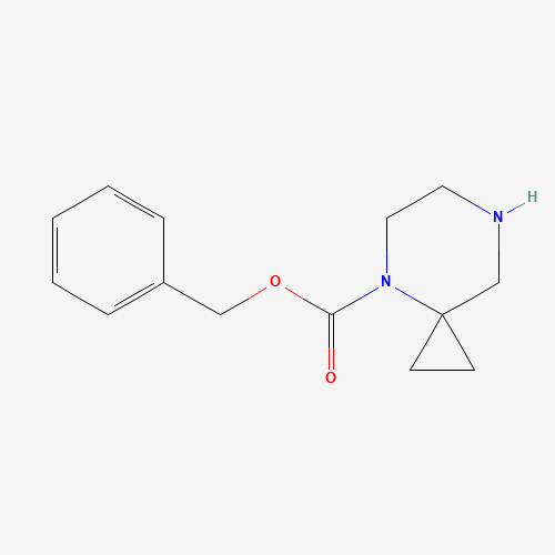 benzyl 4,7-diazaspiro[2.5]octane-4-carboxylate (CAS: 787564-07-2) - Chemical Structure and Molecular Formula 