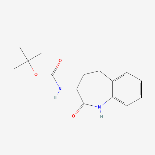 tert-butyl N-(2-oxo-1,3,4,5-tetrahydro-1-benzazepin-3-yl)carbamate (CAS: 86499-69-6) - Related Chemical Product